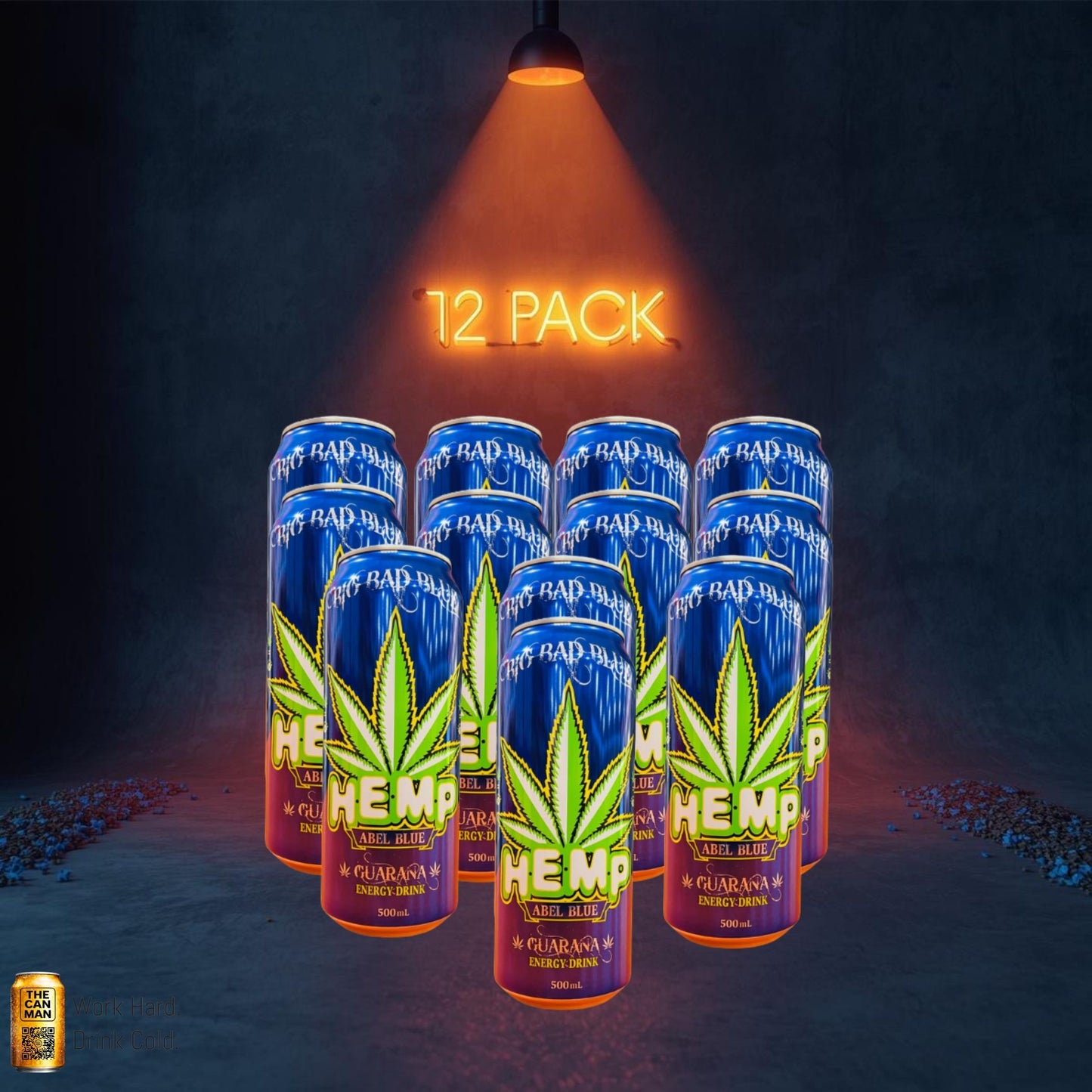 Hemp Big Bad Blue 500ml 12-pack