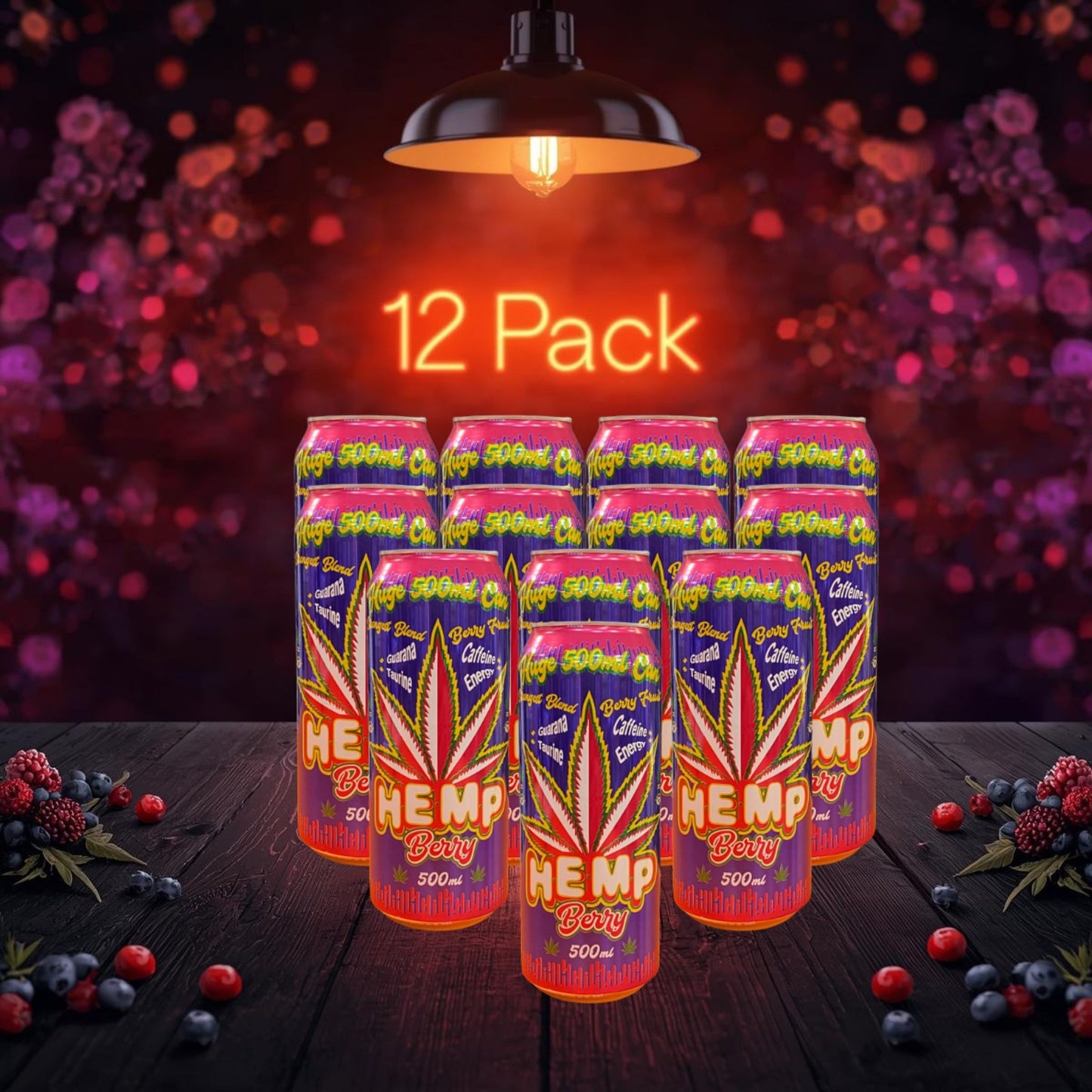 Hemp Berry 500ml 12-pack