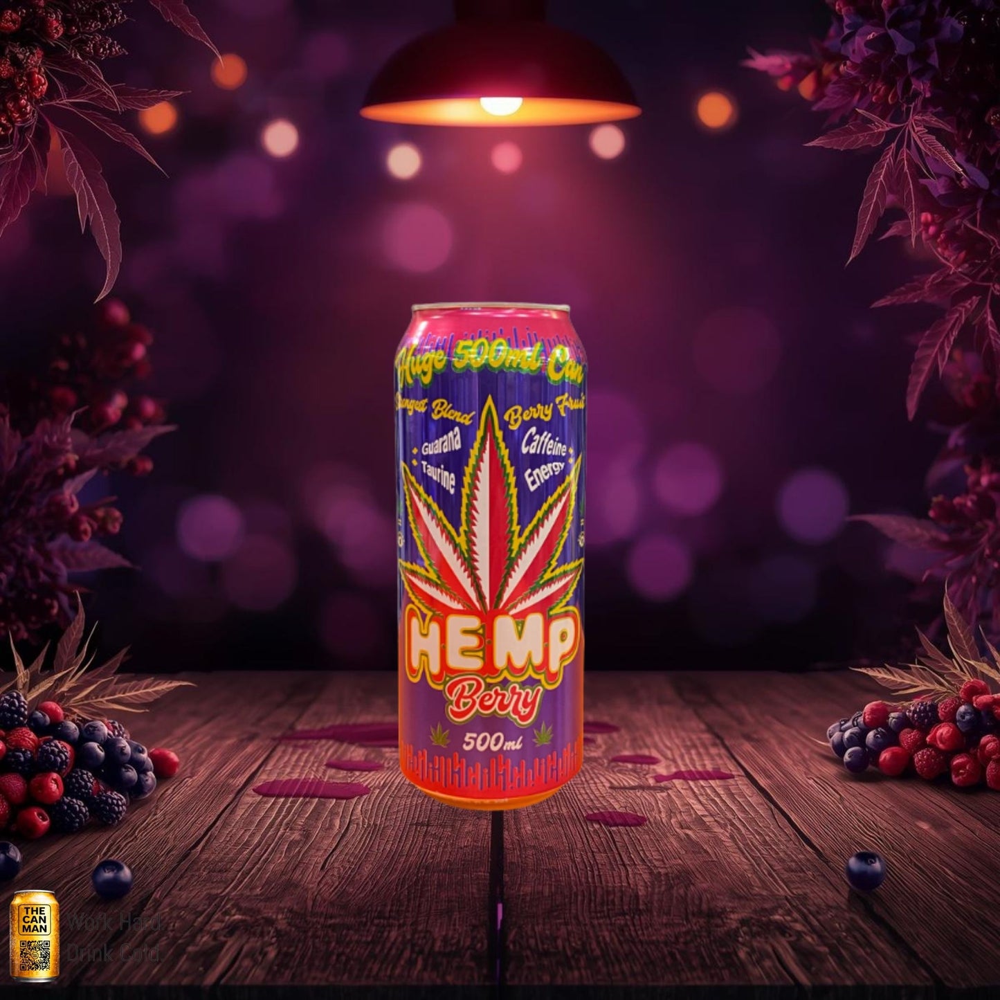 Hemp Berry 500ml 24-pack