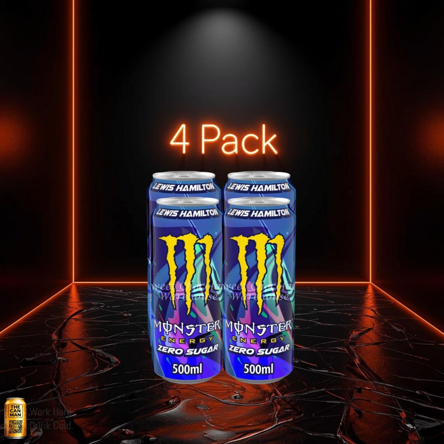 Monster Lewis Hamilton Zero Sugar 500ml 4-pack