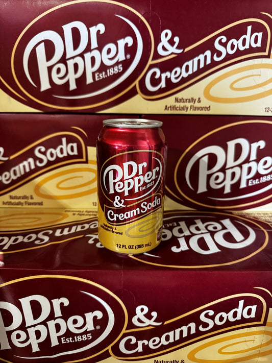 Dr Pepper Cream Soda 355ml 12-pack