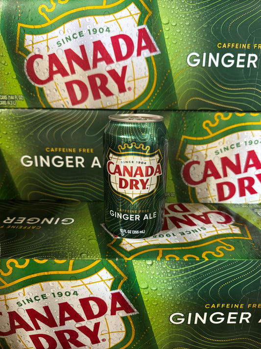 Canada Dry Ginger Ale 355ml 12-pack