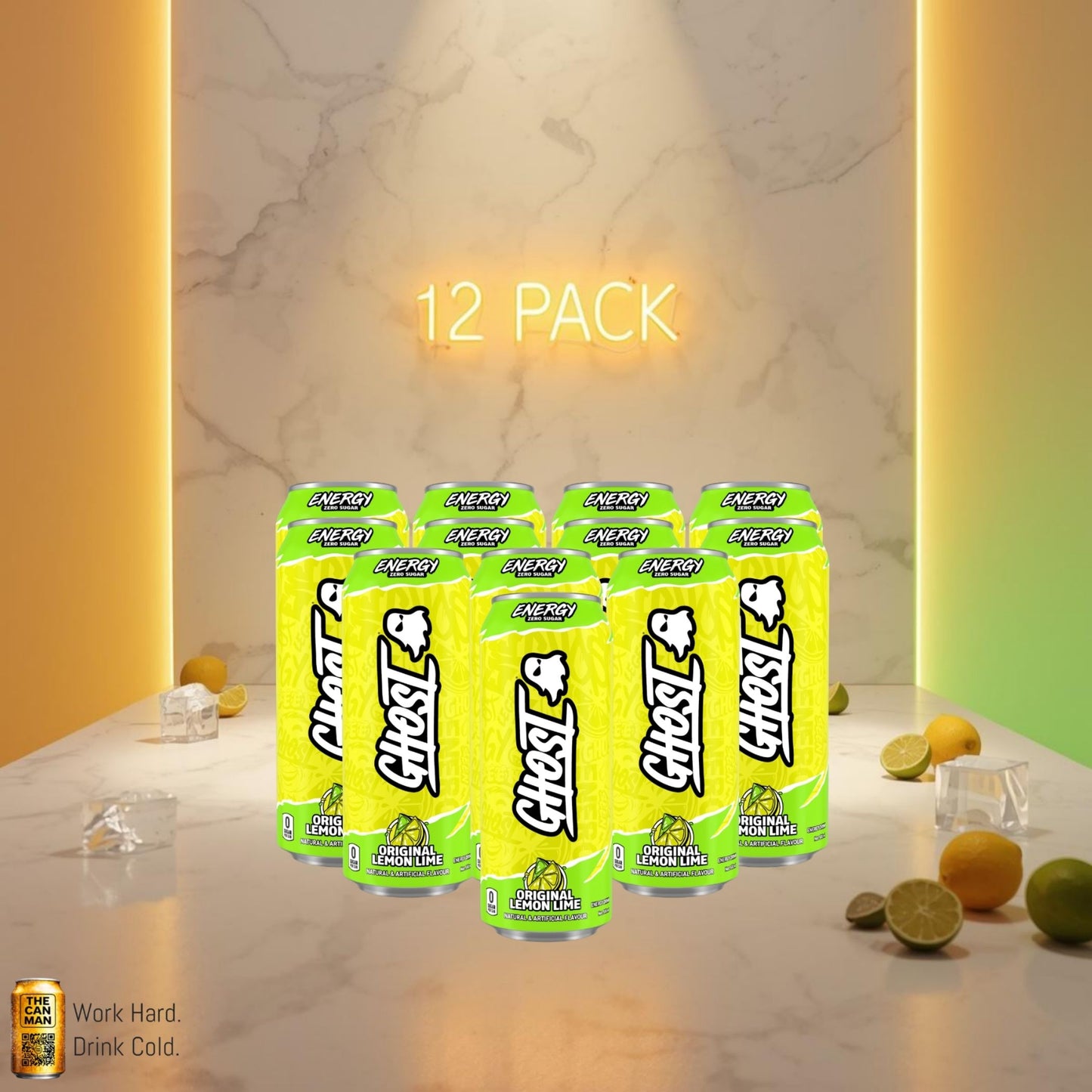 Ghost Original Lemon Lime 500ml 12-pack