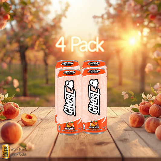 Ghost Peaches 500ml 4-pack