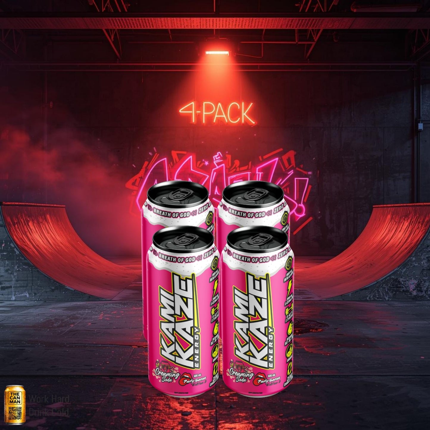 Kamikaze Creaming Soda 500ml 4-pack