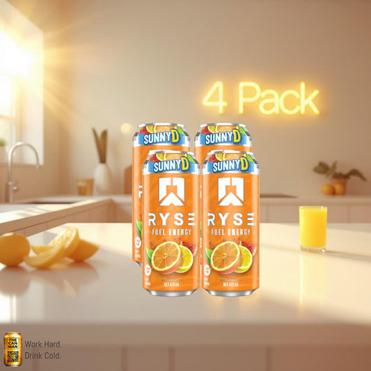 RYSE Sunny D 473ml 4-pack
